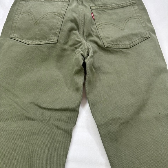 Levi's Wedge Straight Jeans 90's Gen Z Olive Green High Rise Size 26x26 NWT - Picture 15 of 16
